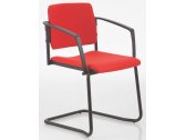 Кресло с обивкой Luxy 9220B сталь, ткань Фото 5
