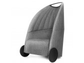 Кресло мягкое на колесах Luxy BA2 фанера, ткань Фото 18