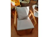 Кресло деревянное с подушками F.CASA Pablito дуб, роуп, ткань Фото 8