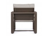 Кресло металлическое с подушками Garden Relax Merrigan алюминий, олефин кофейный, бежевый Фото 5