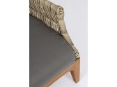 Кресло плетеное с подушками Garden Relax Keilani тик, алюминий, искусственный ротанг, олефин натуральный, серый Фото 8