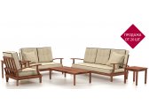 Комплект деревянной мебели F.CASA Trend ироко, ткань Фото 1