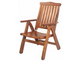 Кресло деревянное складное KWA Rosendal массив сосны капучино Фото 1