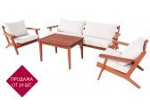 Комплект деревянной мебели F.CASA Ericson ироко, ткань Фото 1