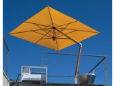 Зонт профессиональный Fim Ischia тик, алюминий, акрил коричневый, серебристый, оранжевый Фото 7