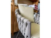 Кресло плетеное с подушками Tagliamento Verona алюминий, роуп, акрил тортора, серо-коричневый Фото 5
