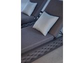 Шезлонг-лежак металлический Garden Relax Otavio алюминий, роуп, олефин антрацит, темно-серый Фото 9