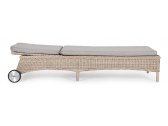 Шезлонг-лежак плетеный Garden Relax Jupiter алюминий, искусственный ротанг, олефин натуральный, бежевый Фото 3