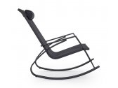 Кресло-качалка металлическое Garden Relax Demid сталь, текстилен антрацит Фото 2
