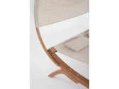 Лаунж-лежак двухместный с навесом Garden Relax Noes лиственница, текстилен натуральный, бежевый Фото 5
