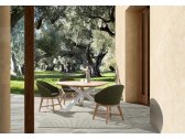 Кресло плетеное с подушкой Garden Relax Coachella тик, олефин натуральный, зеленый Фото 6