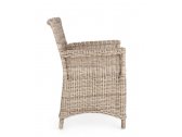 Кресло плетеное с подушкой Garden Relax Jupiter алюминий, искусственный ротанг, олефин натуральный, бежевый Фото 4