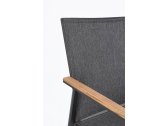 Кресло текстиленовое Garden Relax Cameron алюминий, тик, текстилен антрацит, темно-серый Фото 8