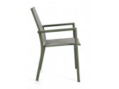 Кресло текстиленовое Garden Relax Konnor алюминий, текстилен зеленый, темно-серый Фото 3