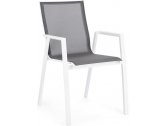 Кресло текстиленовое Garden Relax Krion алюминий, текстилен белый, темно-серый Фото 1