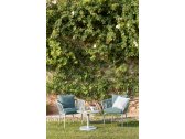 Лаунж-кресло плетеное с подушкой Fast Ria алюминий, роуп, ткань Фото 10
