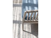 Лаунж-кресло плетеное с подушкой Fast Ria алюминий, роуп, ткань Фото 6
