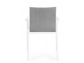 Кресло металлическое с обивкой Garden Relax Odeon алюминий, текстилен, олефин белый, серый Фото 4