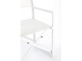 Кресло текстиленовое складное Garden Relax Konnor алюминий, текстилен белый Фото 6