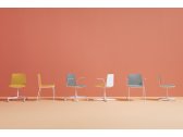 Кресло офисное вращающееся PEDRALI Noa сталь, алюминий, поликарбонат, ткань Фото 5