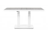 Стол обеденный с регулировкой высоты Garden Relax Truman алюминий, керамика белый, серый Фото 5