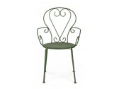 Кресло металлическое Garden Relax Etienne сталь зеленый Фото 3