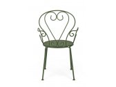 Кресло металлическое Garden Relax Etienne сталь зеленый Фото 4