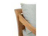 Кресло деревянное с подушками Garden Relax Karuba тик, олефин натуральный, светло-зеленый Фото 8