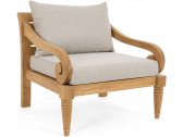 Кресло деревянное с подушками Garden Relax Karuba тик, олефин натуральный, бежевый Фото 1