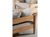 Кресло деревянное с подушками Garden Relax Kobo тик, олефин натуральный, бежевый Фото 7