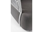 Диван плетеный с подушками Garden Relax Palmer алюминий, олефин белый, серый Фото 8