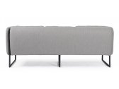 Диван металлический с подушками Garden Relax Pixel алюминий, олефин антрацит, серый Фото 4