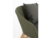 Диван плетеный с подушками Garden Relax Coachella тик, олефин натуральный, зеленый Фото 9
