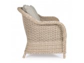 Диван плетеный с подушками Garden Relax Aditya алюминий, искусственный ротанг, олефин натуральный, бежевый Фото 5