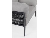 Кресло плетеное с подушками Garden Relax Pardis алюминий, роуп, олефин антрацит, серый Фото 7