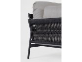 Кресло плетеное с подушками Garden Relax Pardis алюминий, роуп, олефин антрацит, серый Фото 8