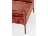 Кресло плетеное с подушками Garden Relax Pardis алюминий, олефин розово-красный Фото 9