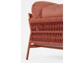 Кресло плетеное с подушками Garden Relax Pardis алюминий, роуп, олефин розово-красный Фото 10