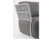 Кресло плетеное с подушками Garden Relax Palmer алюминий, роуп, акрил белый, серый Фото 8