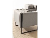 Кресло металлическое мягкое Garden Relax Pixel алюминий, олефин антрацит, серый Фото 6