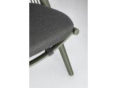 Лаунж-стул плетеный с подушками Garden Relax Aloha алюминий, роуп, полиэстер зеленый, темно-серый Фото 9