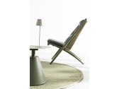 Лаунж-стул плетеный с подушками Garden Relax Aloha алюминий, роуп, полиэстер зеленый, темно-серый Фото 6