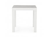 Столик металлический кофейный Garden Relax Kledi алюминий, керамика белый, серый Фото 2