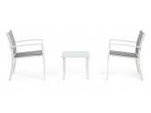 Комплект лаунж мебели Garden Relax Auri сталь, текстилен, закаленное стекло белый, серый Фото 3