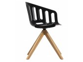 Кресло офисное пластиковое Gaber Basket PL сталь, дуб, технополимер Фото 4