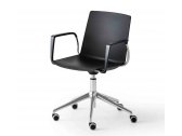 Кресло офисное пластиковое Gaber Jubel 5R BR алюминий, технополимер Фото 10