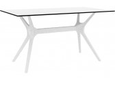 Стол пластиковый Siesta Contract Ibiza Table 140 пластик, ламинат HPL белый Фото 1