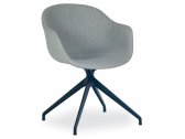 Кресло офисное вращающееся PAPATYA Globe-K Swivel Soft алюминий, ткань Фото 1