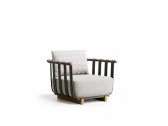 Кресло металлическое с подушками Atmosphera Portofino алюминий, тик, ткань Фото 7