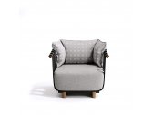 Кресло металлическое с подушками Atmosphera Portofino алюминий, тик, ткань Фото 10